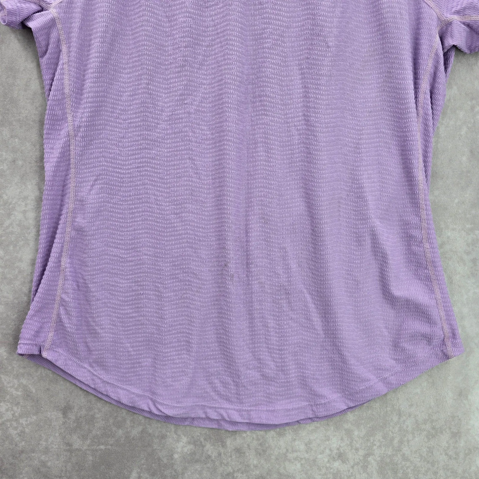Kirkland Purple Short Sleeve Activewear Performance Athletic Tshirt Top Medium