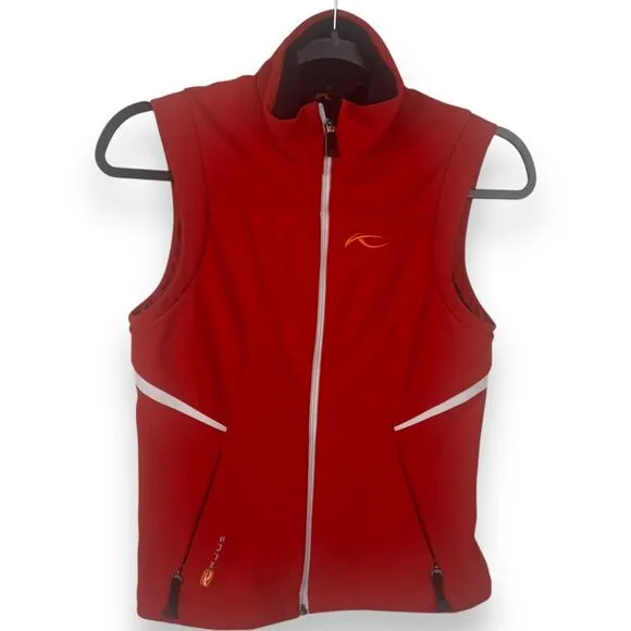KJUS Womens Golf Ski Vest XS Performance Hiking Windstopper Athletic Sports Warm