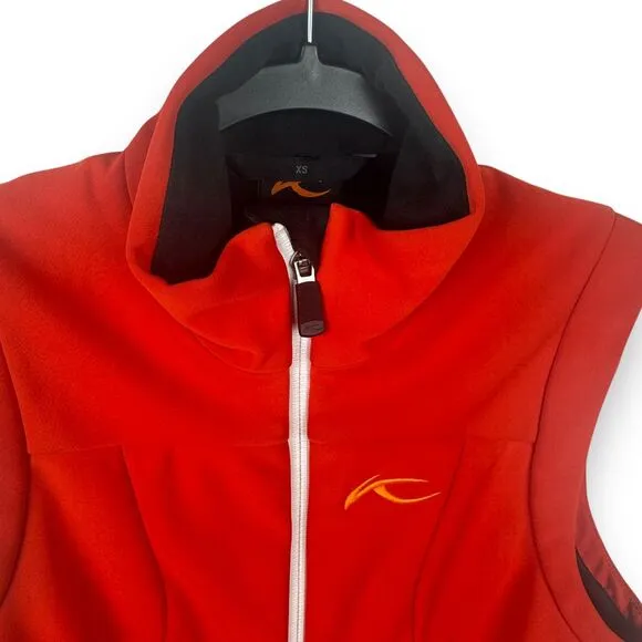 KJUS Womens Golf Ski Vest XS Performance Hiking Windstopper Athletic Sports Warm