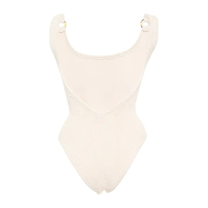 Knitted One Piece Swimsuit