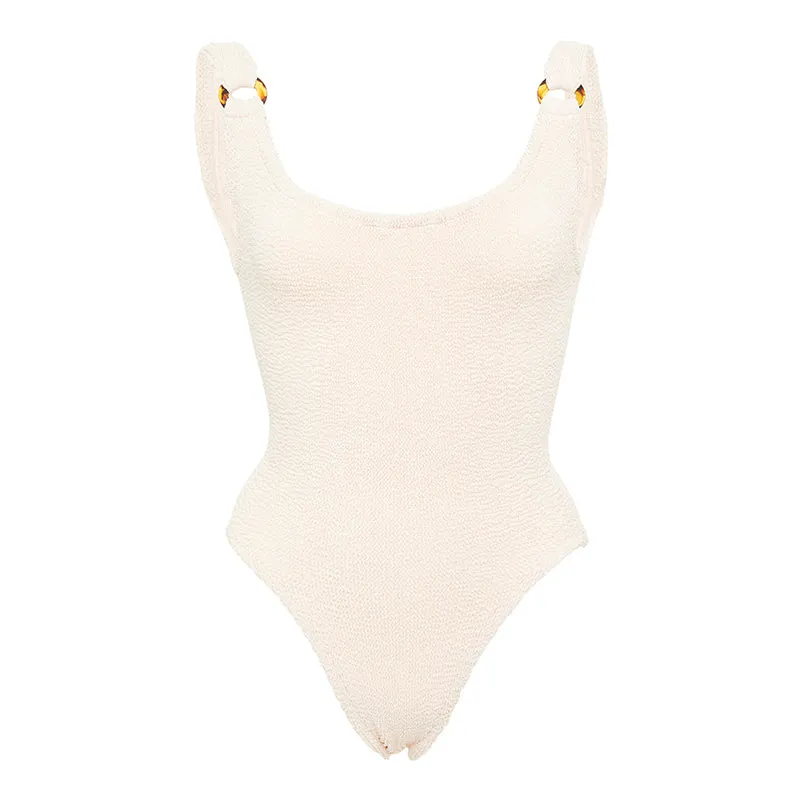 Knitted One Piece Swimsuit