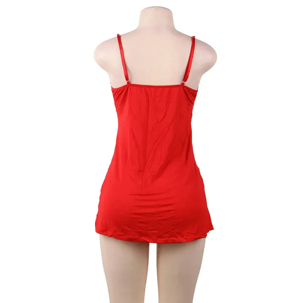 Lace Decoration Nightdress V-neck Modal Sleepwear Egypt with G String