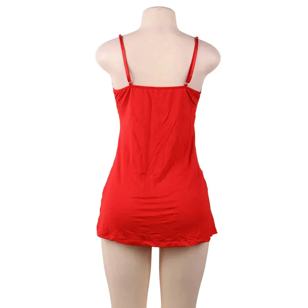Lace Decoration Nightdress V-neck Modal Sleepwear Egypt with G String