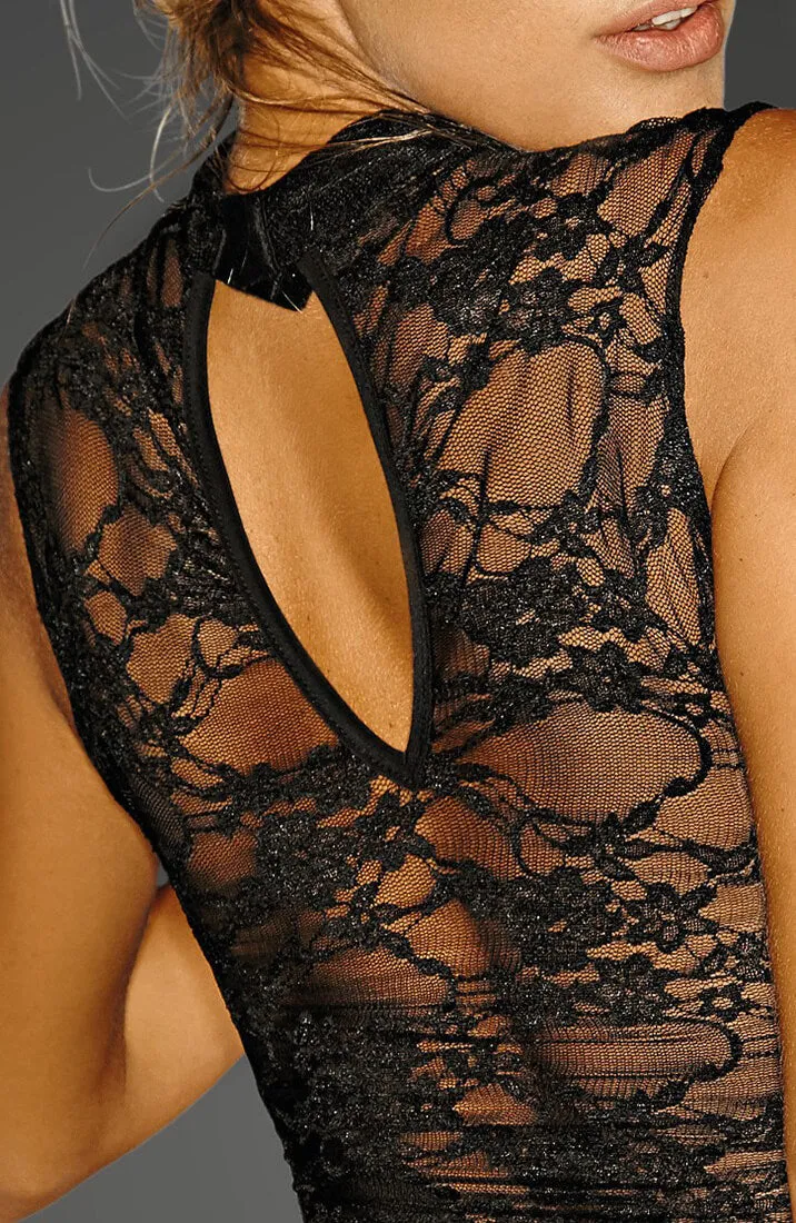 Lace mini dress - Divalicious