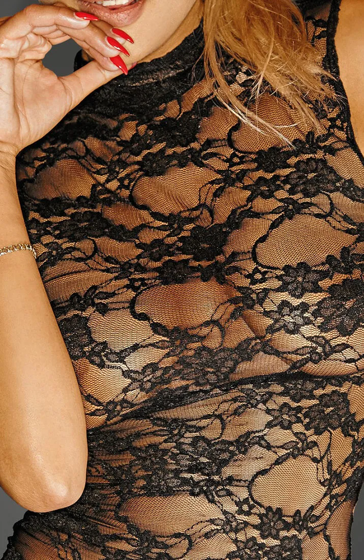 Lace mini dress - Divalicious