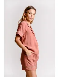 Ladies Pajama Woven Shorts
