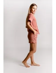 Ladies Pajama Woven Shorts