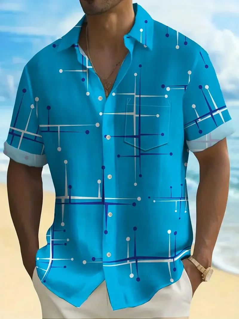 Ladislaus® | Retro Graphic Print Shirt For Men