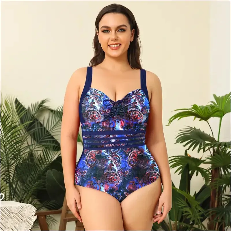 Large size women's swimsuit 2022 stylish new bikini set swimwear for women sexy swim chubby bathing