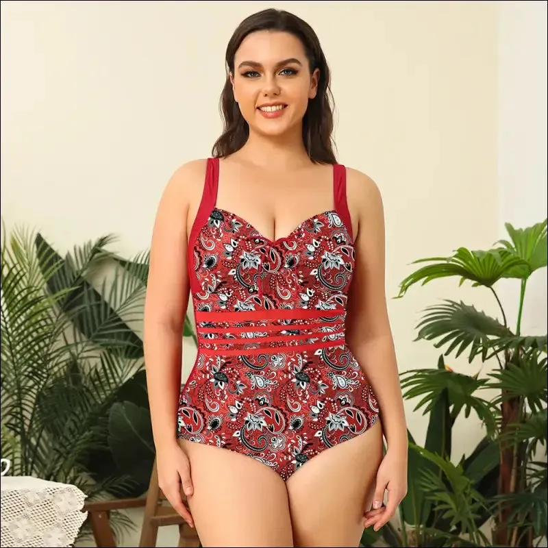 Large size women's swimsuit 2022 stylish new bikini set swimwear for women sexy swim chubby bathing