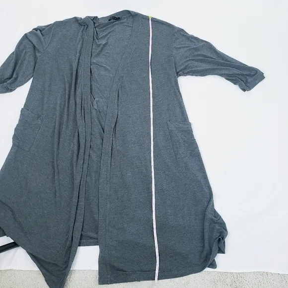 *Last Chance* Hatch Maternity Nursing Robe Grey Bamboo Cozy Postpartum