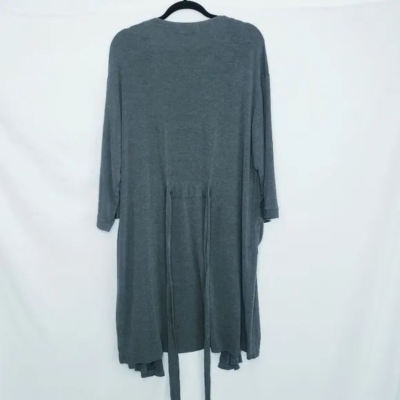 *Last Chance* Hatch Maternity Nursing Robe Grey Bamboo Cozy Postpartum