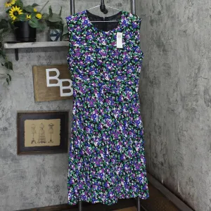 Lauren Ralph Lauren Women's Vilodie Floral A-Line Casual Dress Black Multi 12