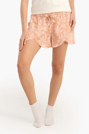 Leafy Pattern Pyjama Short