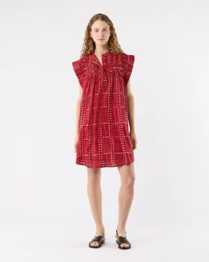 Leazali Dress in Red