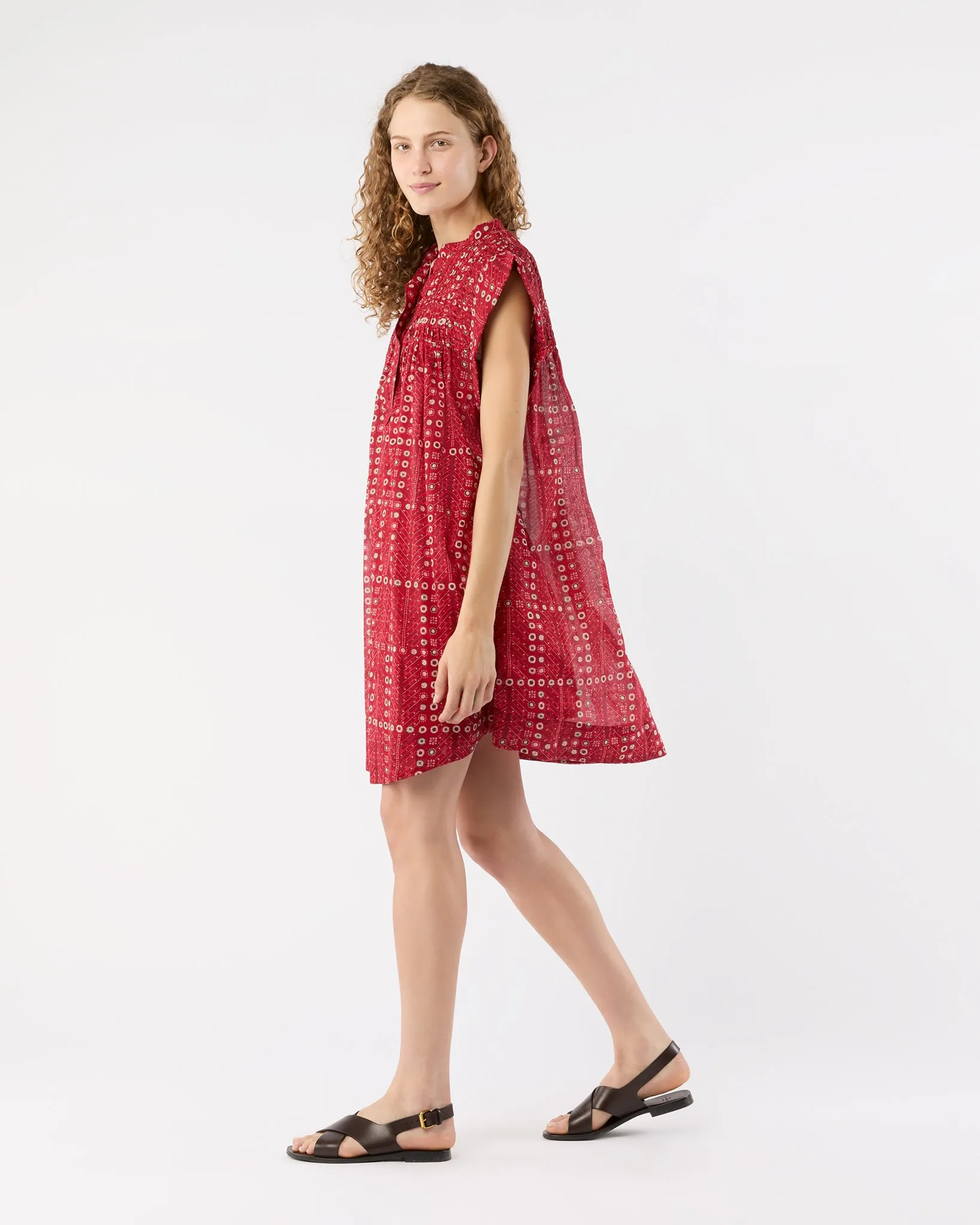 Leazali Dress in Red