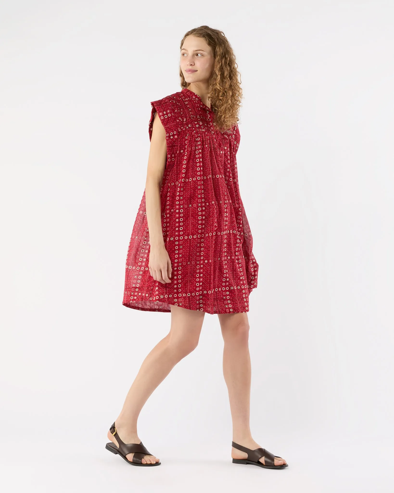 Leazali Dress in Red