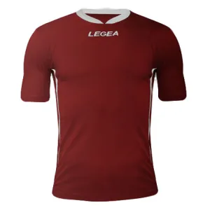 Legea Dusseldorf Short Sleeve Jersey Maroon Size 3XS | XL