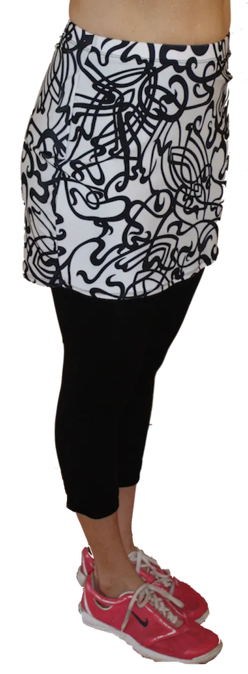 Leggings - Black, combed cotton