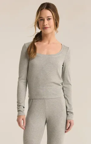 Leila Rib LS Top