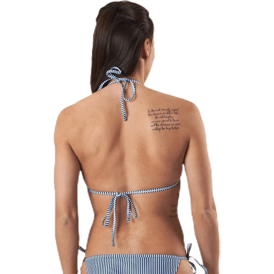 Lekika Triangle Blue/Patterned