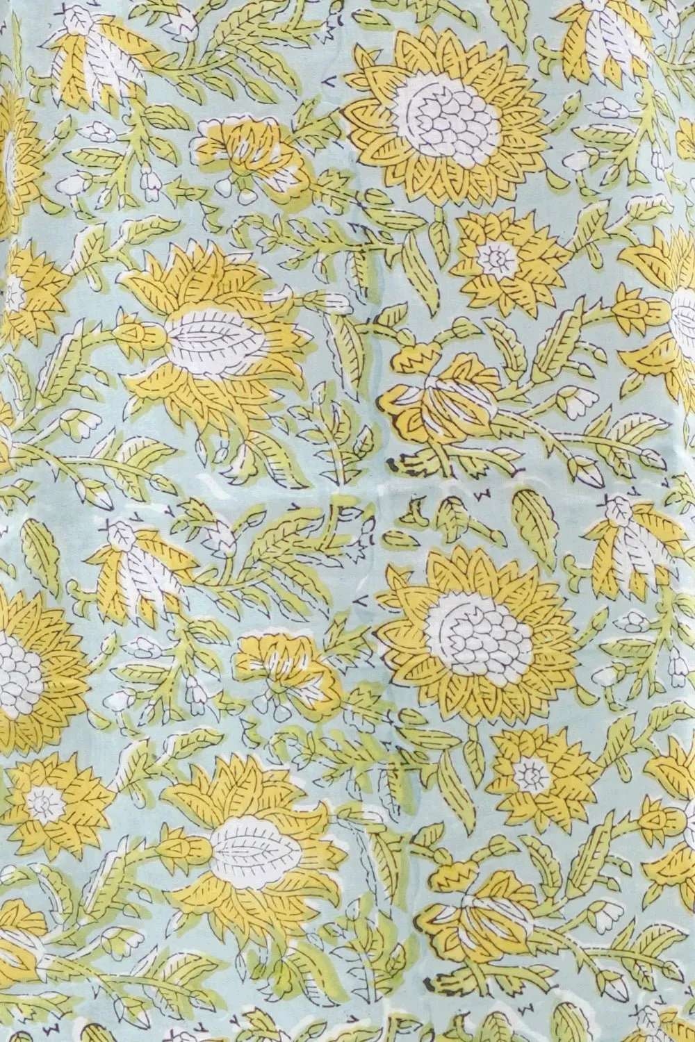 Lemon Mint Mojito Block Printed Night suit