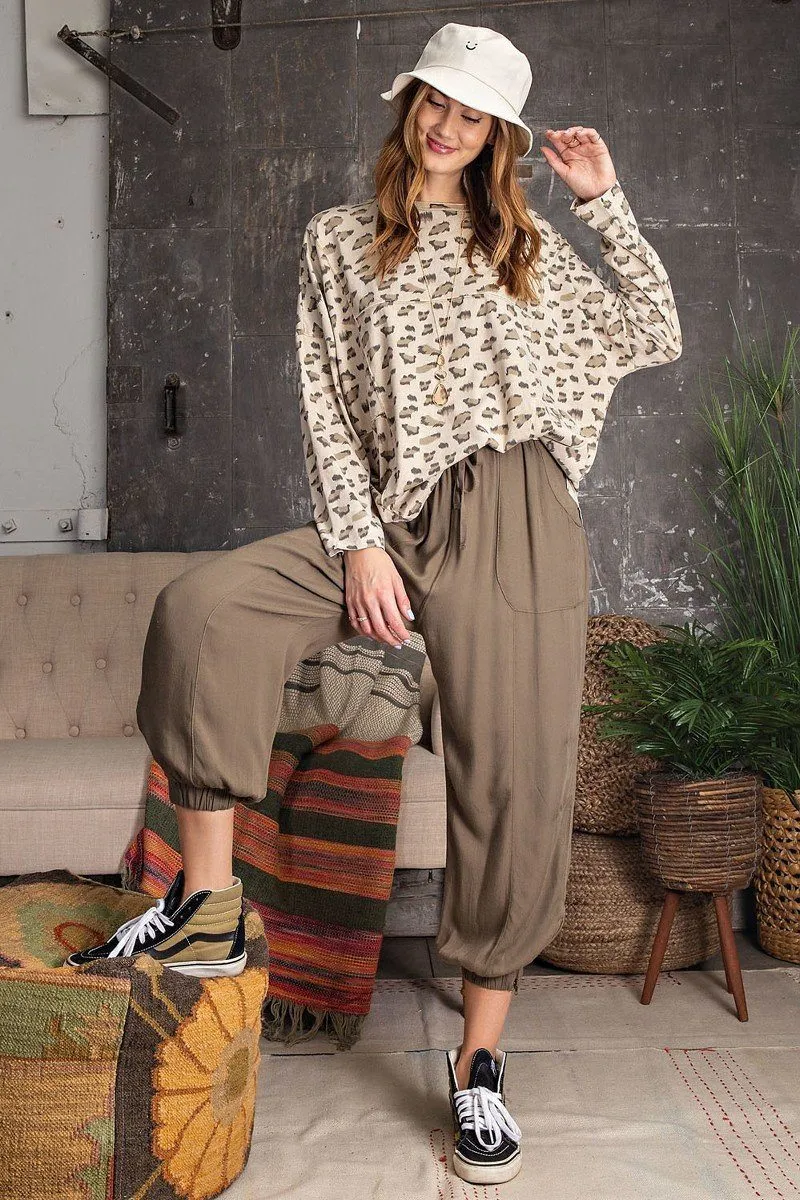 Leopard Knit Top SWEATER