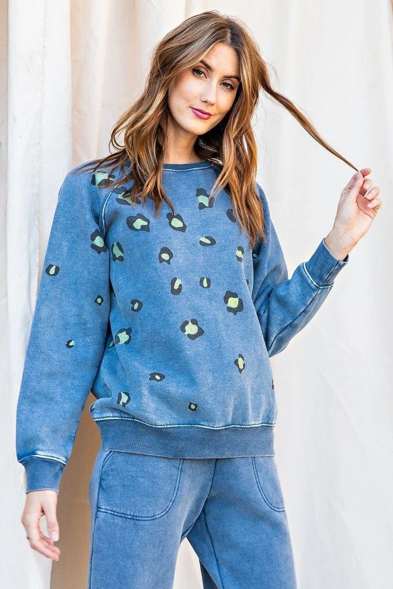 Leopard Print Sweatshirt