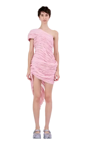 LIGHT MELON WHIRL DRESS