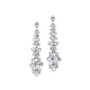 Linear Earrings with Cascading Bubbles - SOLD OUT
