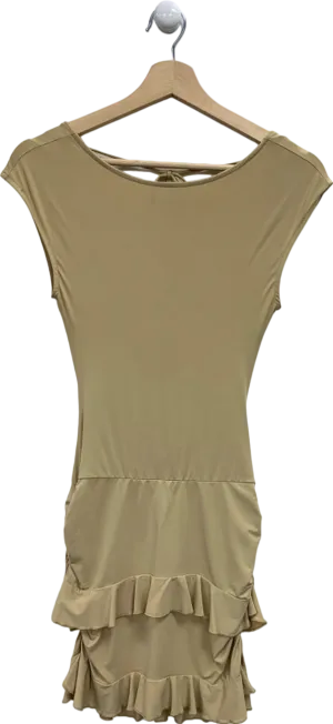 Lioness Pale Khaki Oui Oui Mini Dress UK XS