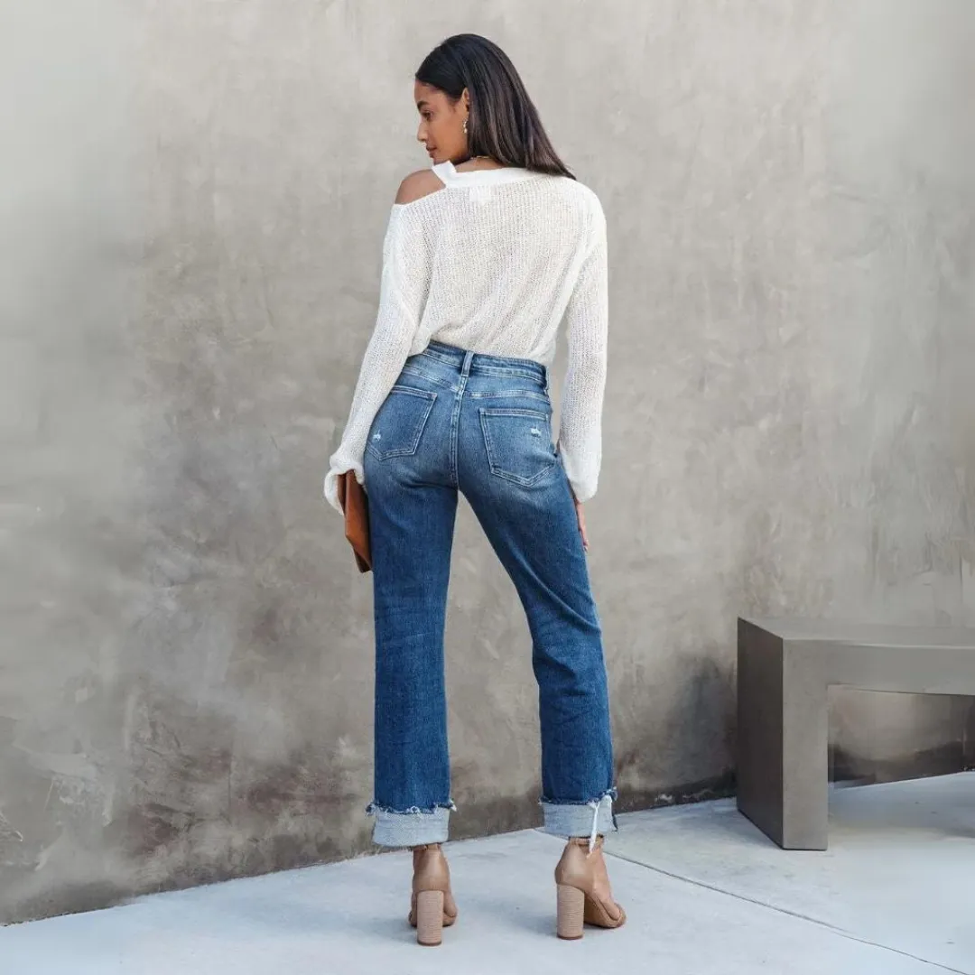 Lita® | High Waist Denim Pants