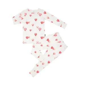 Long Sleeve PJ Set - Heart Balloons