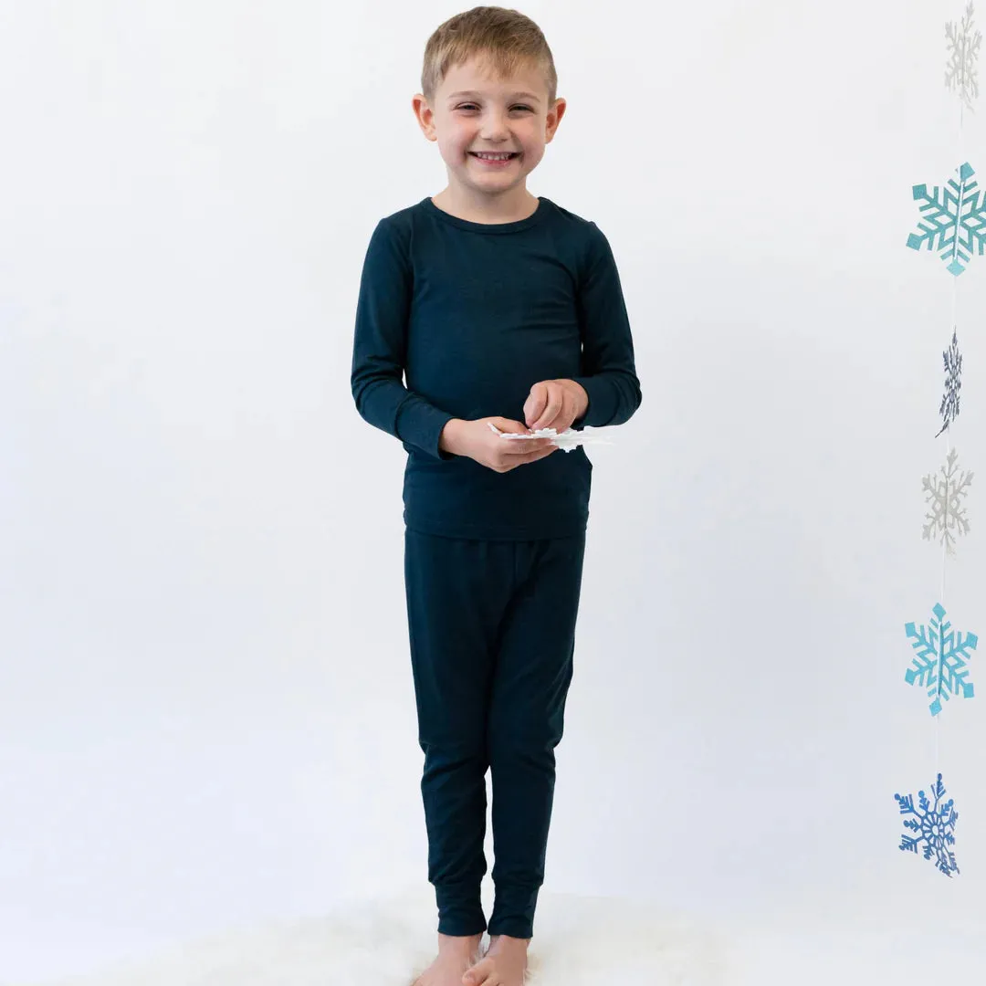 Long Sleeve PJ Set - Midnight