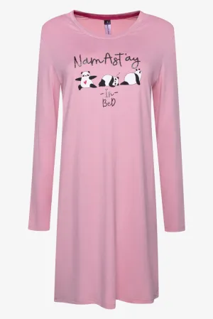 Long Sleeve Sleepshirt Pink