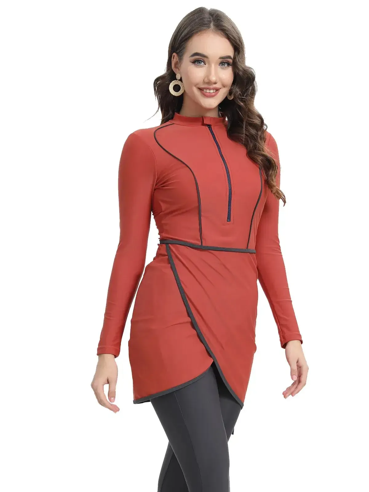 Long Sleeves Sport Swimsuit