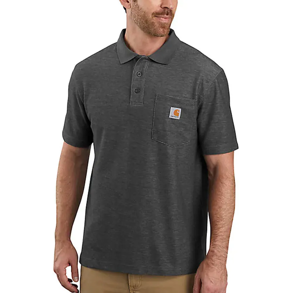 Loose Fit Midweight Short-Sleeve Pocket Polo - Big - 106685BIG