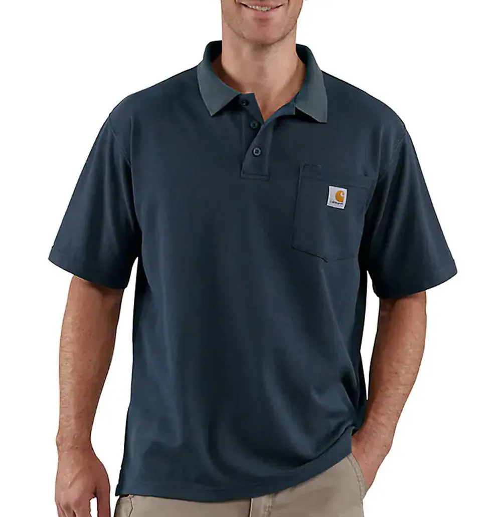 Loose Fit Midweight Short-Sleeve Pocket Polo - Big - 106685BIG