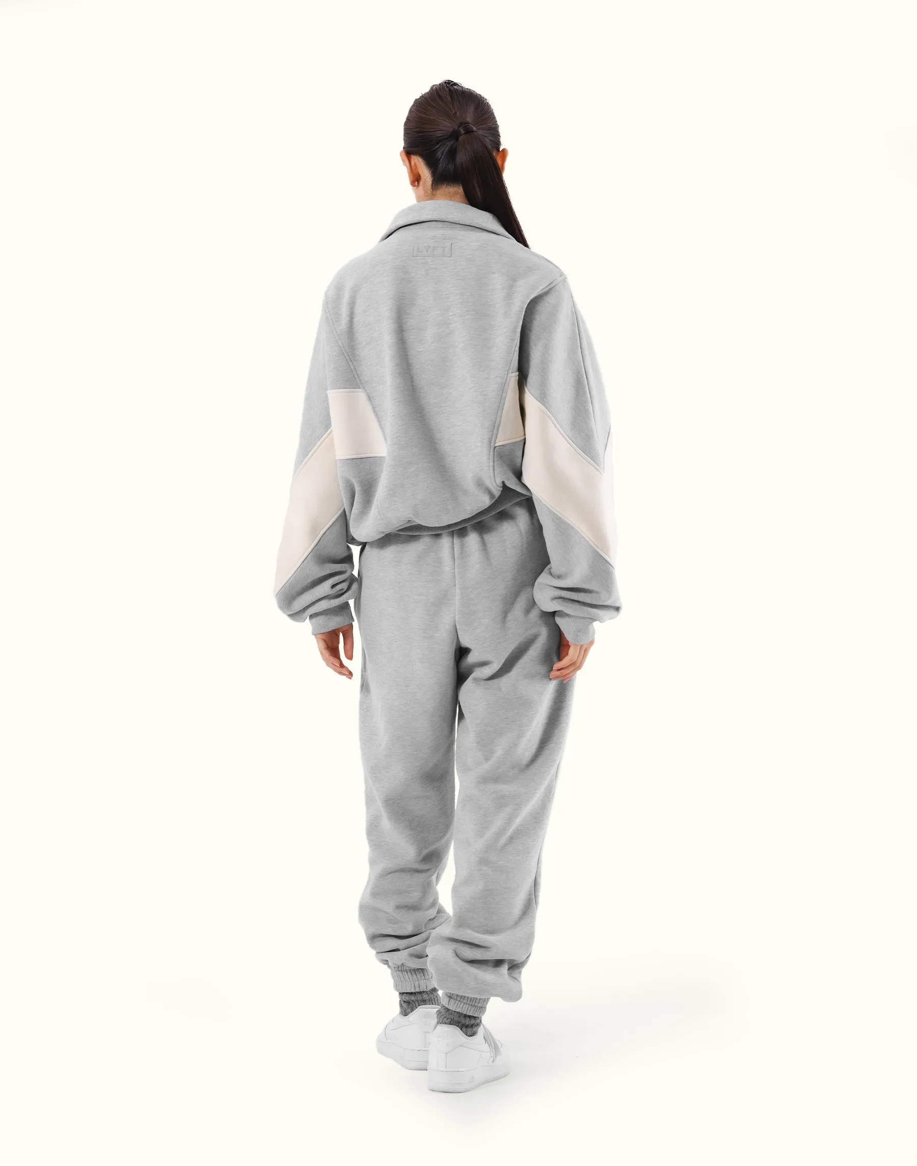 Loose Fit Zip Up Sweat Jacket 2 - Grey