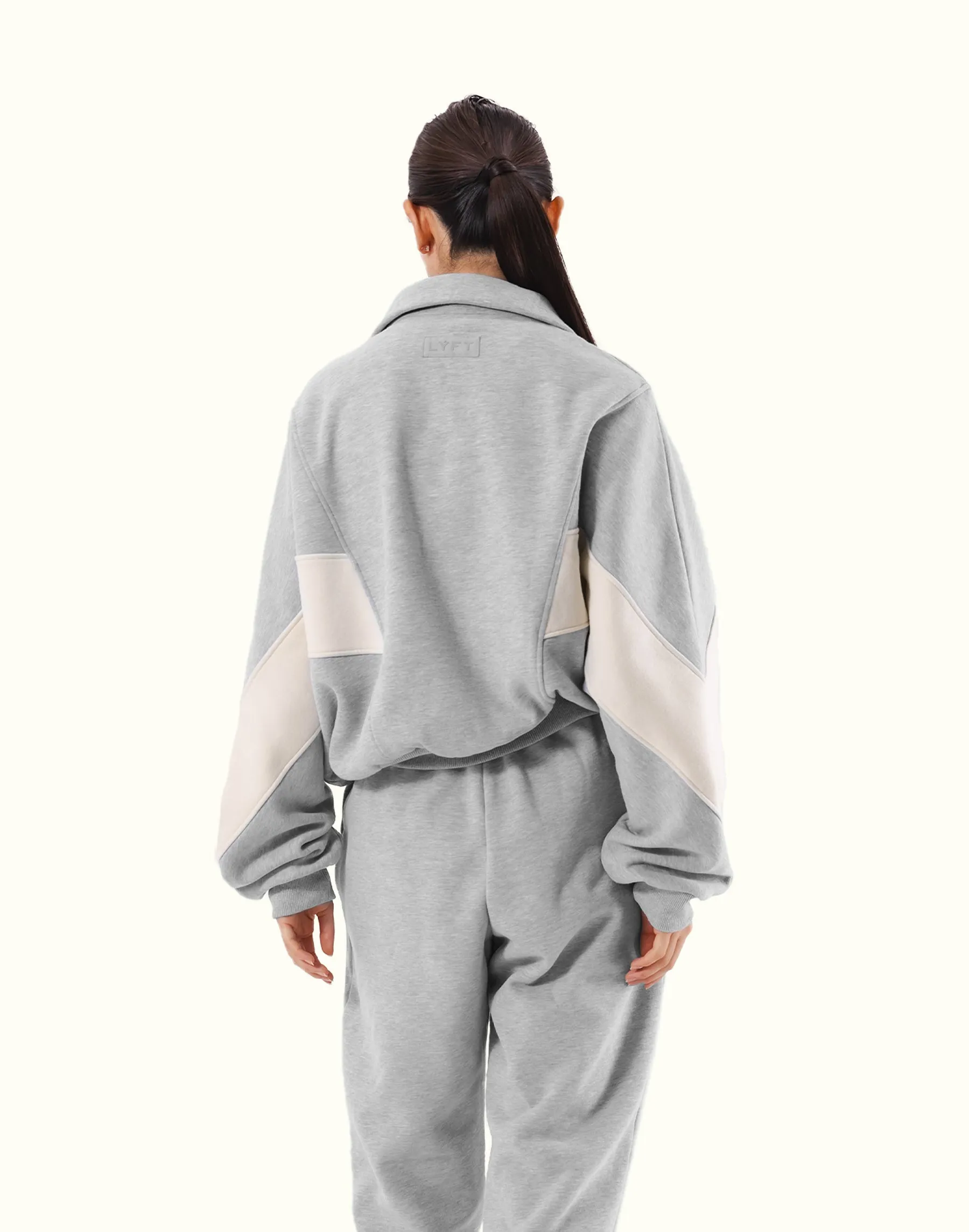 Loose Fit Zip Up Sweat Jacket 2 - Grey