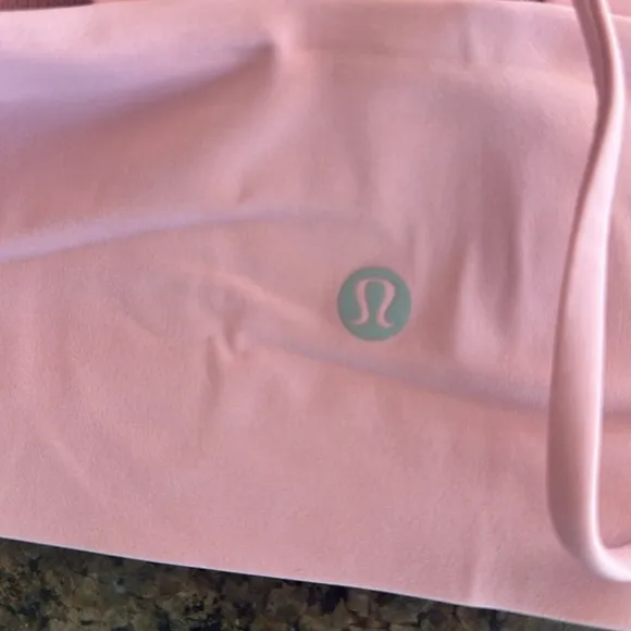 Lululemon Like a Cloud Longline Sports Bra Pink tide cup D/DD size 6