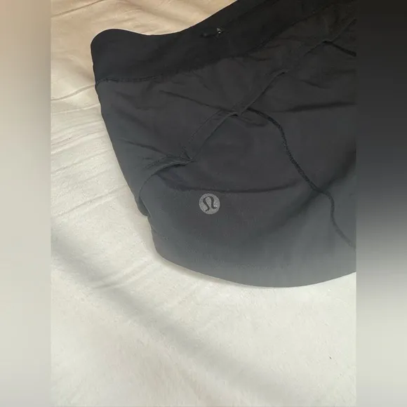 Lululemon Speed Up Low-Rise Lined Shorts 2.5”- Black - Size 8
