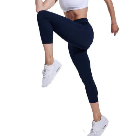 LULULEMON Women's Navy Blue Wunder Under Crop Leggings $118 NEW