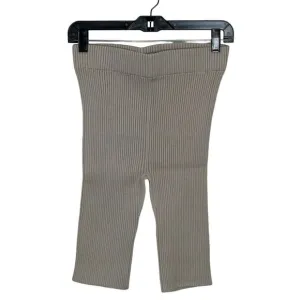 Lunya Cozy Cotton Silk Ribbed Bike‎ Short Size M Beige Loungewear Sleepwear NEW