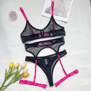 Luxe Lace Plus Size Bra & Panty Lingerie Set