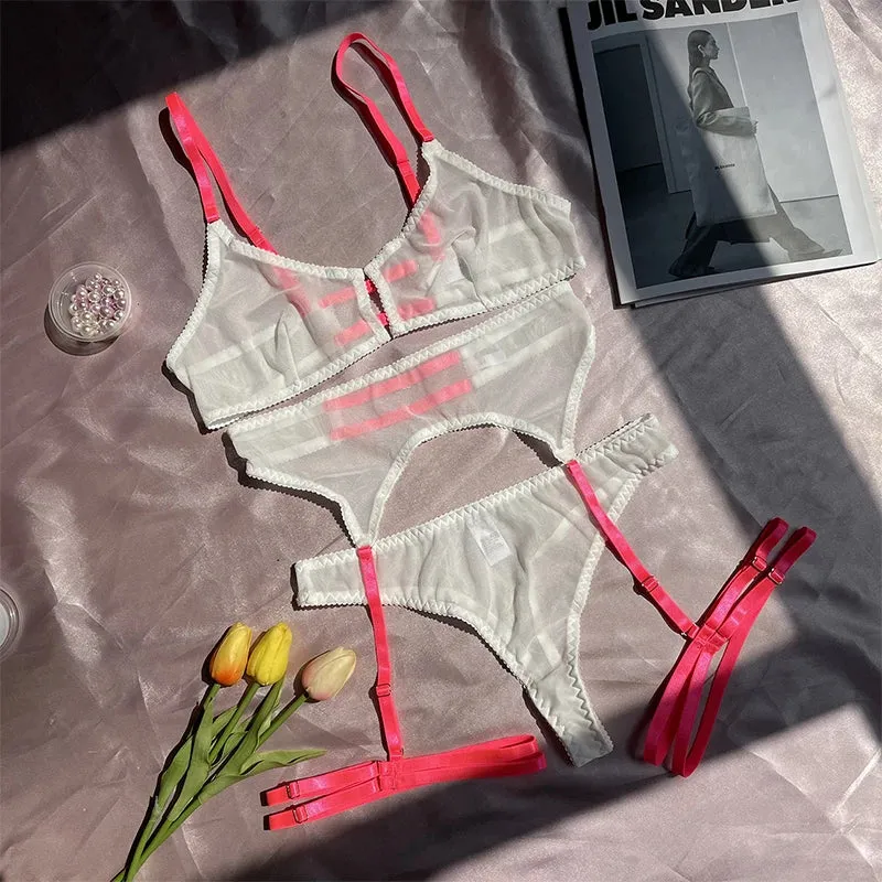 Luxe Lace Plus Size Bra & Panty Lingerie Set