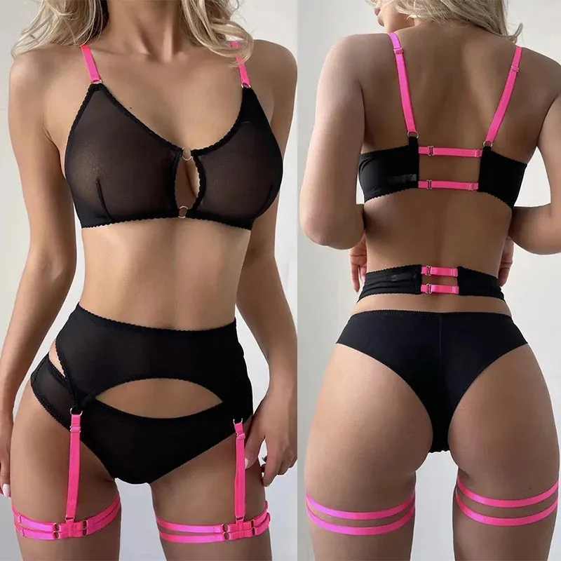 Luxe Lace Plus Size Bra & Panty Lingerie Set