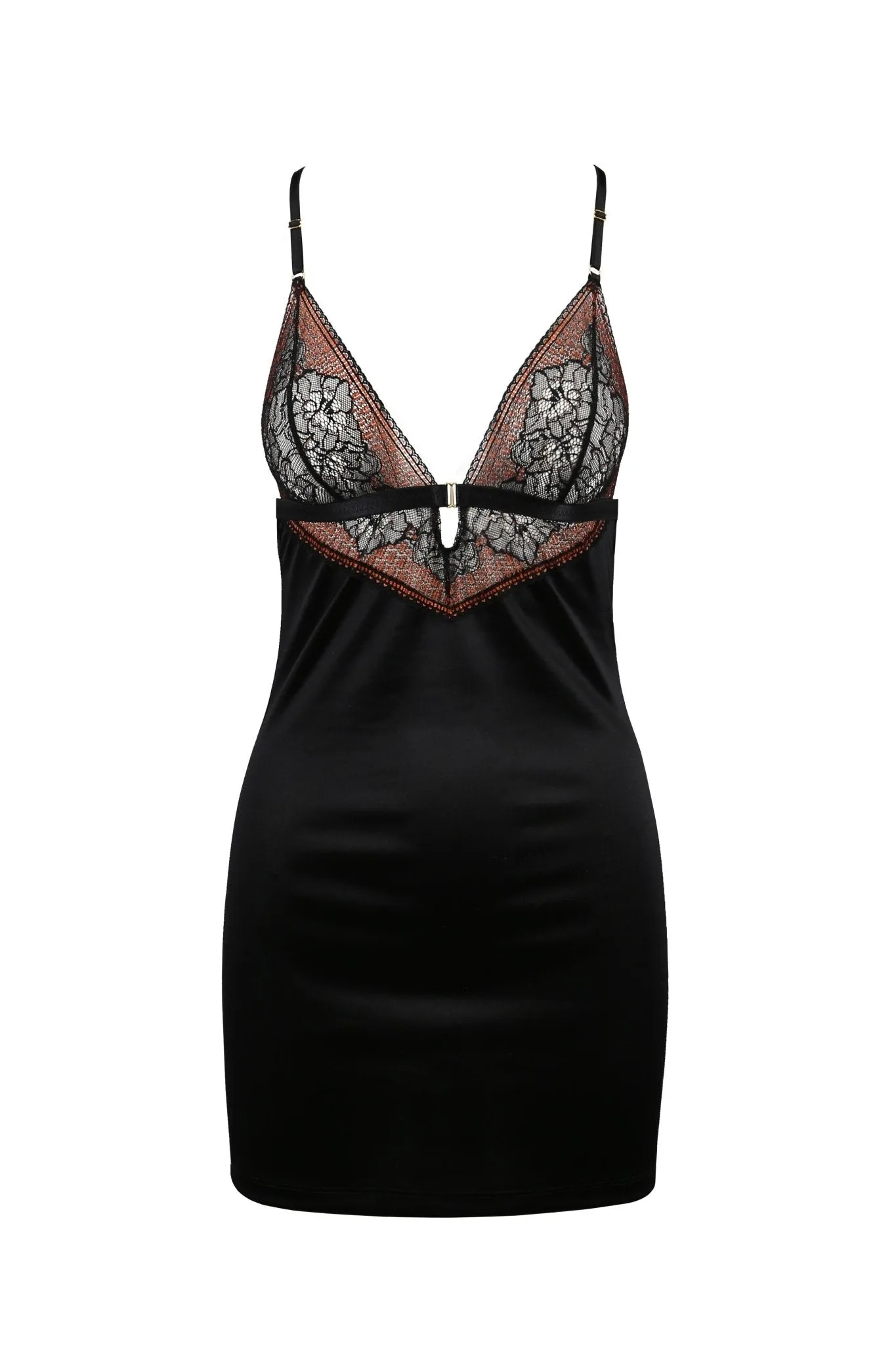 Luxury Lace & Satin European Chemise Lingerie