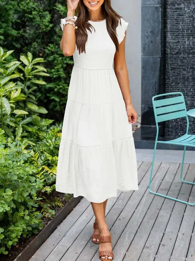 Madeline - Sophisticated Tummy Covering Dress