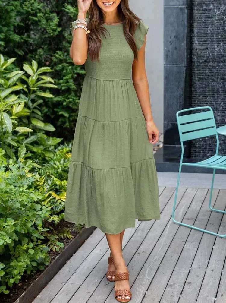 Madeline - Sophisticated Tummy Covering Dress